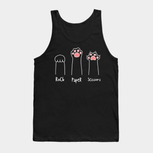 Cat: Rock, Paper, Scissors Tank Top